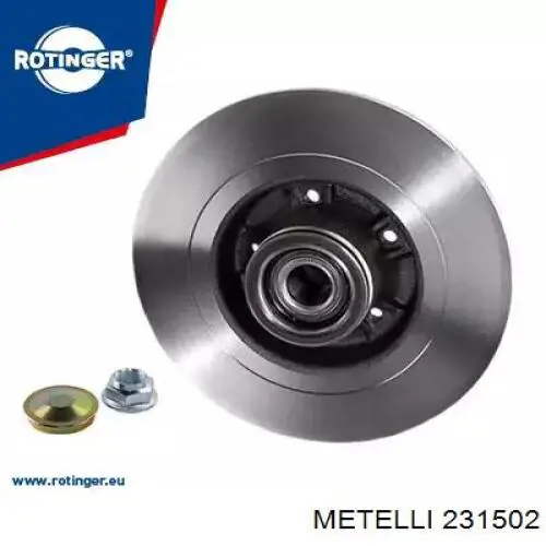 Гальмівні диски 231502 Metelli