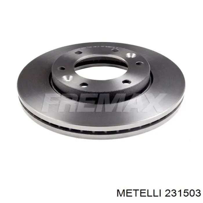 231503 Metelli диск гальмівний передній