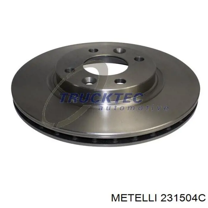 Диск переднього гальма Metelli 231504C ціна, від 26.80 USD