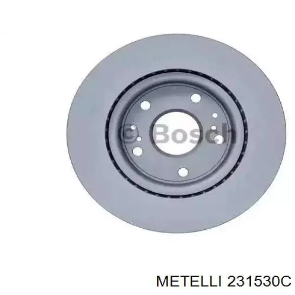 Диск гальмівний передній Metelli 231530C