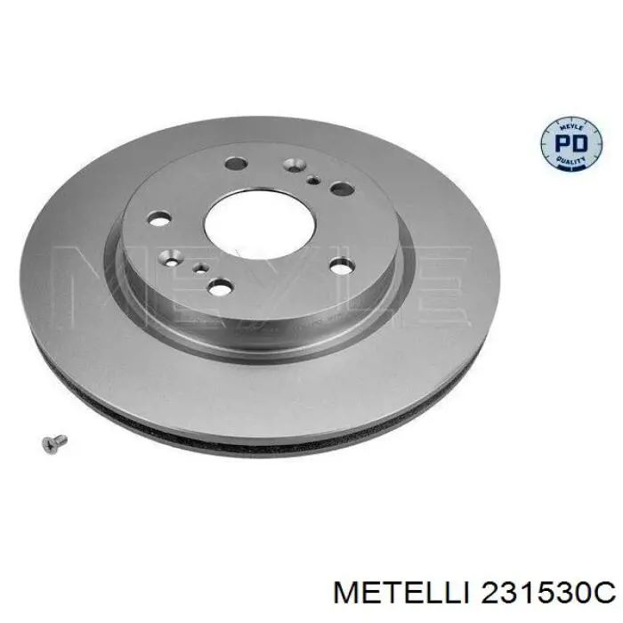 Диск гальмівний передній 231530C Metelli