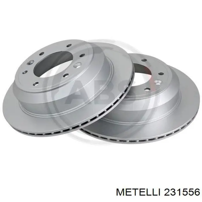 Купити 231556 Metelli Диск заднього гальма