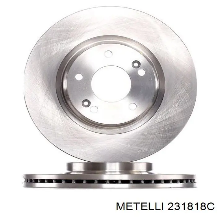 Гальмівні диски передні 231818C Metelli