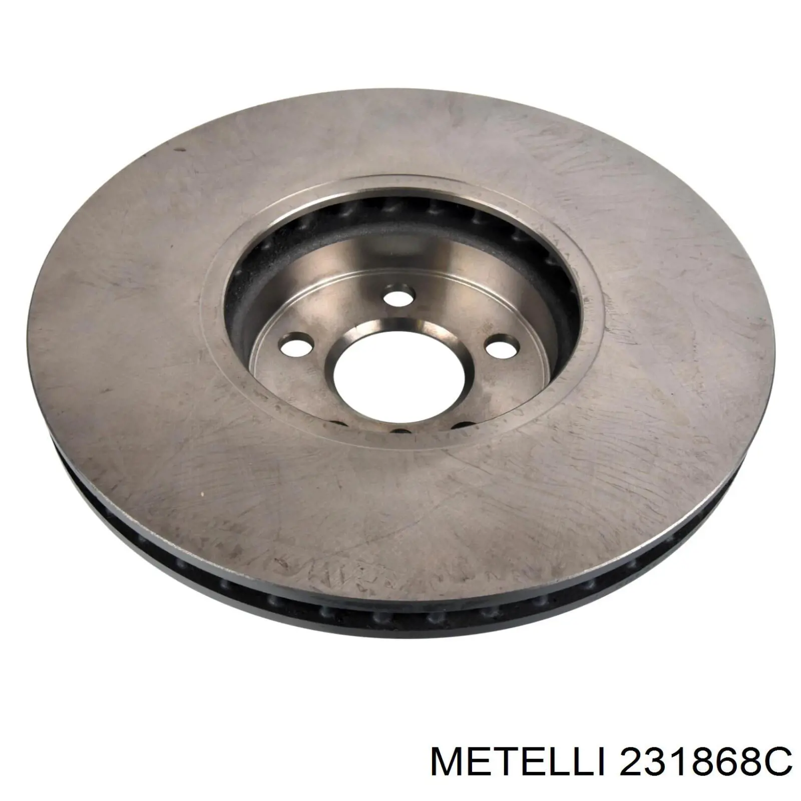 Диск гальмівний передній 231868C Metelli