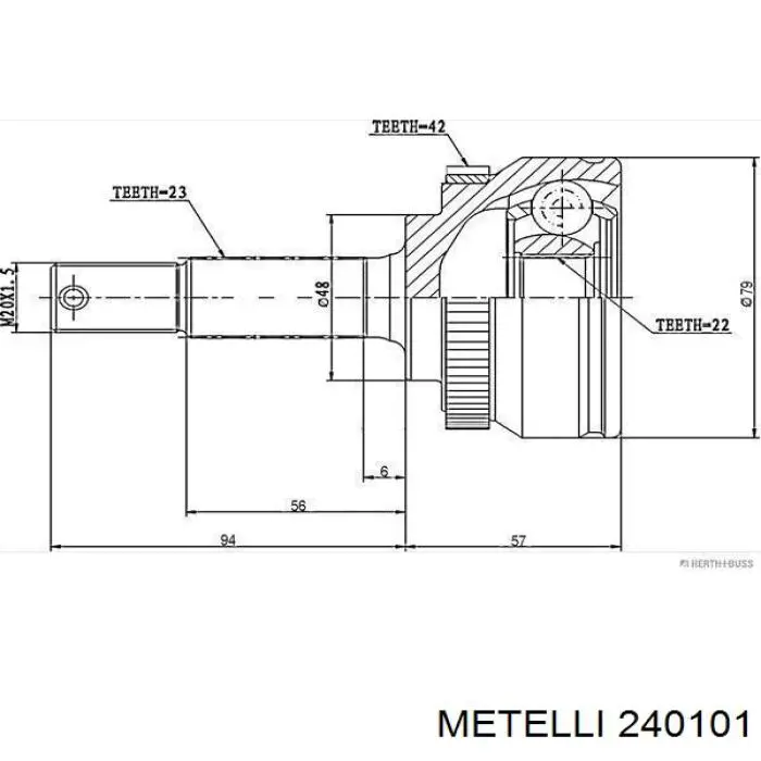 Помпа охолодження SKF VKPC82201 ціна, від 5.04 USD