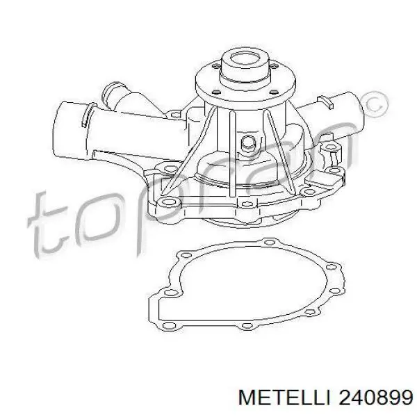 Купити 240899 Metelli Насос охолоджуючої рідини