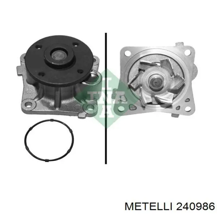 Купити 240986 Metelli Насос охолоджуючої рідини