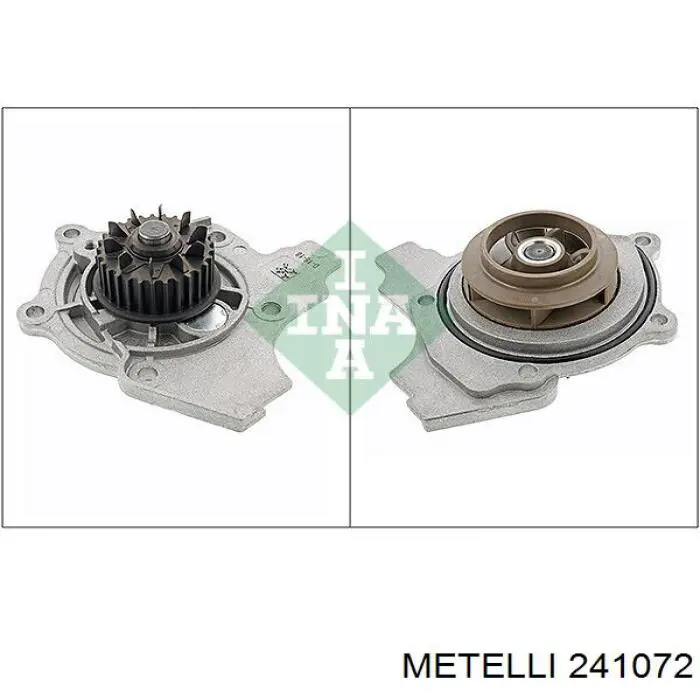Купити 241072 Metelli Насос охолоджуючої рідини