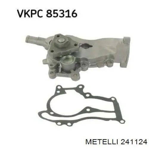 Купити 241124 Metelli Насос охолоджуючої рідини