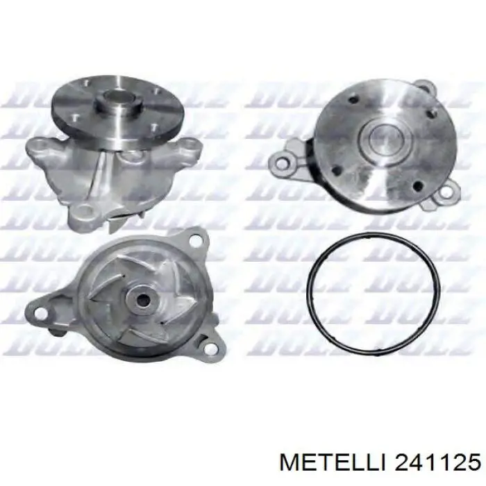 Помпа охолодження Metelli 241125 ціна, від 29.25 USD