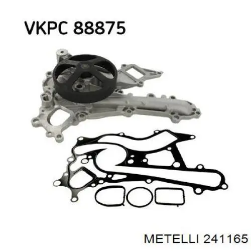 241165 Metelli помпа водяна, (насос охолодження)