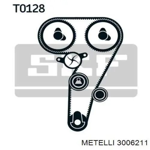 Купити 3006211 Metelli ГРМ ремень