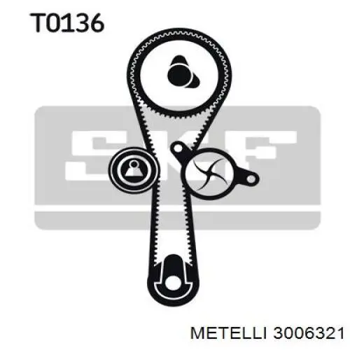 Комплект ГРМ Ruville 5500101 ціна, від 11.07 USD