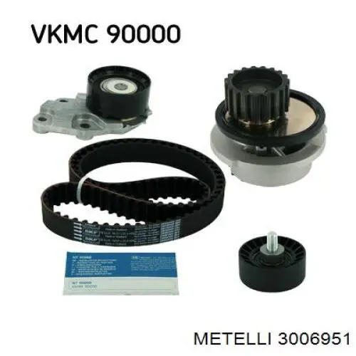 Комплект ГРМ Metelli 3006951 ціна, від 106.96 USD