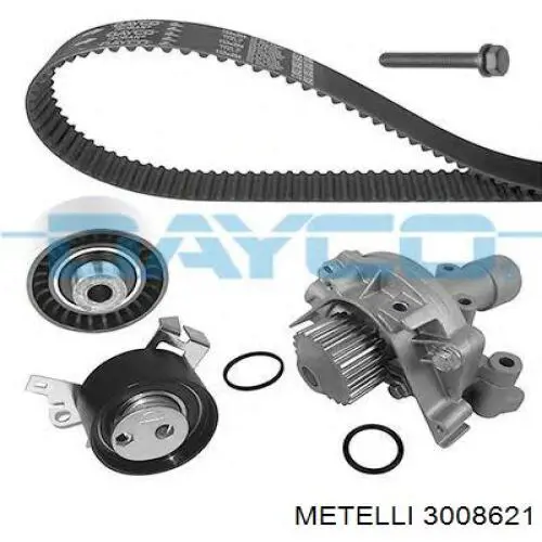 3008621 Metelli Ремінь ГРМ, комплект