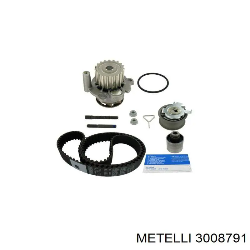 3008791 Metelli Ремінь ГРМ, комплект