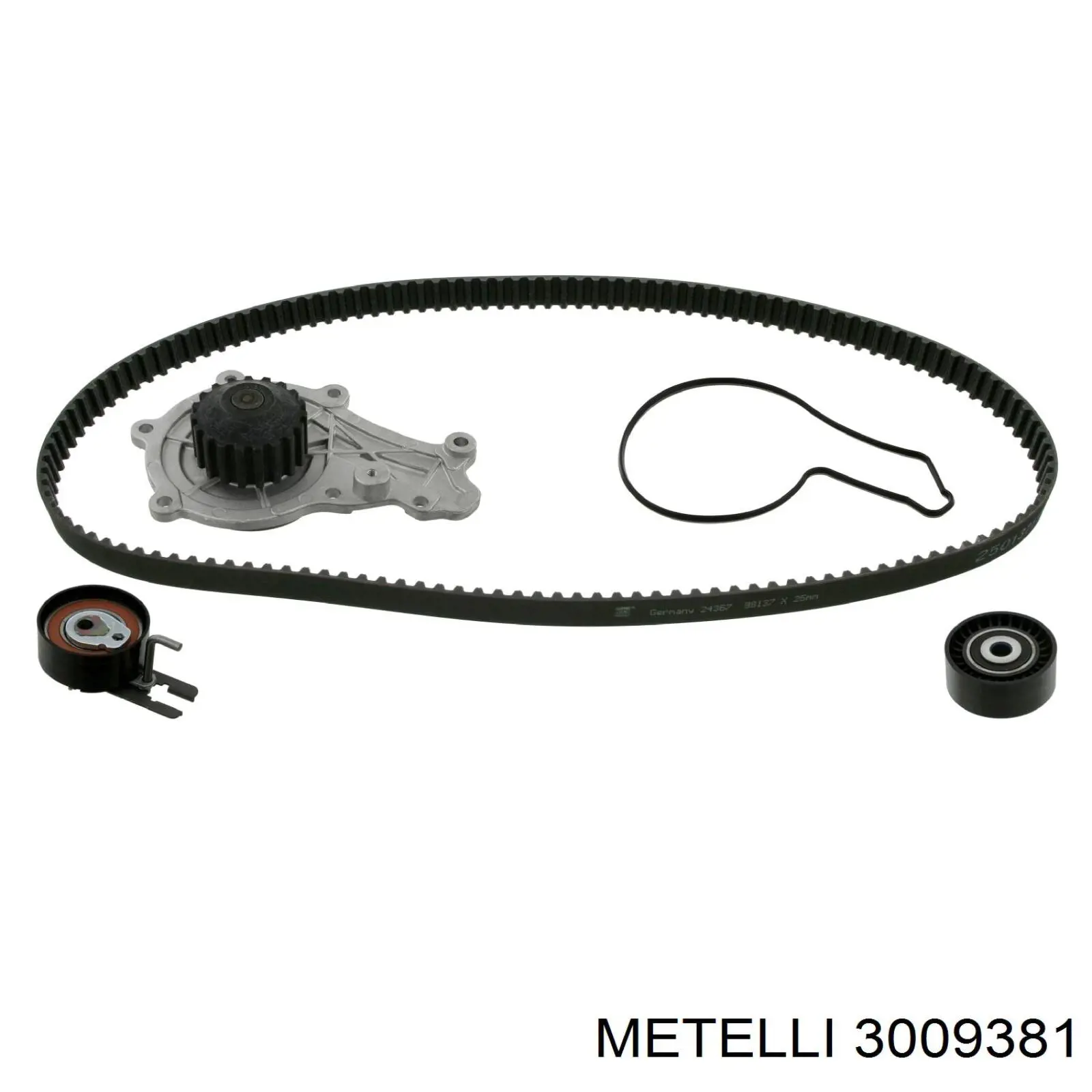 3009381 Metelli Ремінь ГРМ, комплект