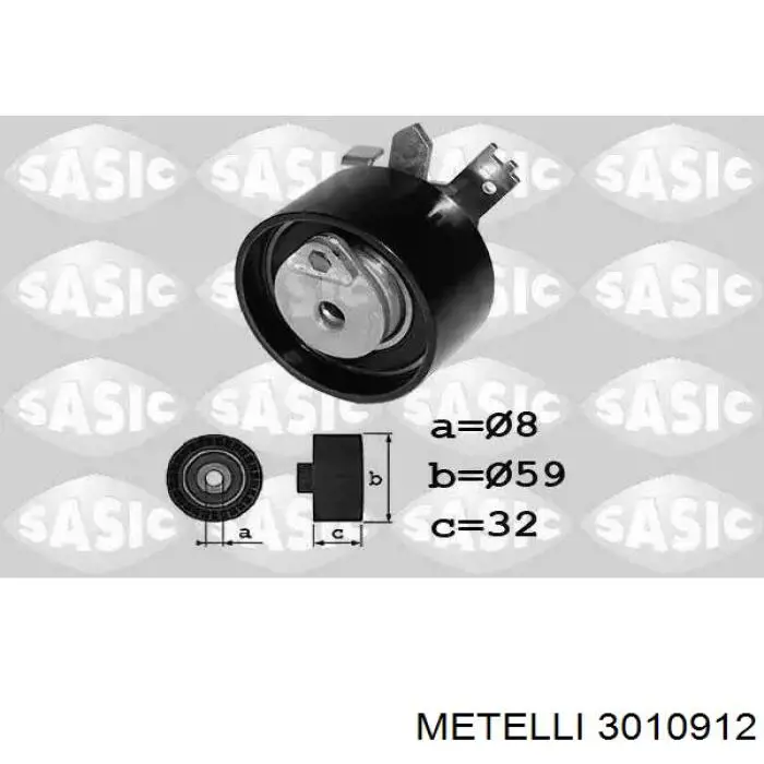 3010912 Metelli Ремінь ГРМ, комплект