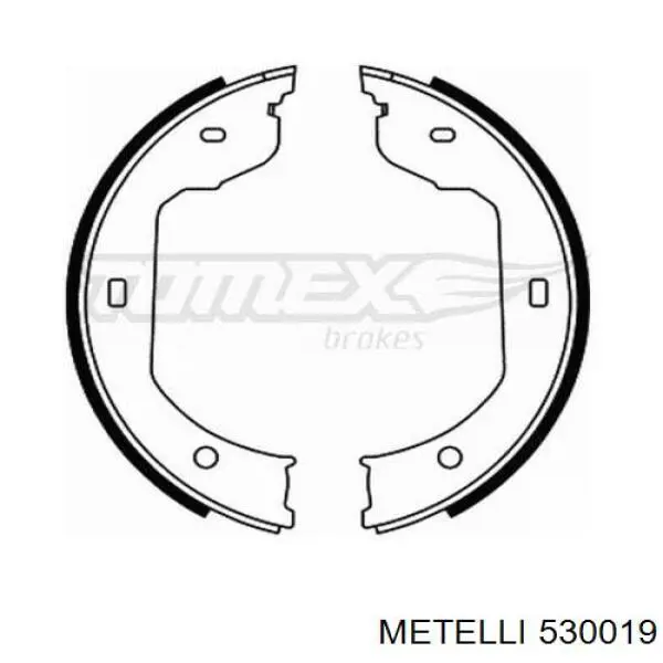 Колодки ручника / стоянкового гальма Metelli 530019 ціна, від 18.54 USD
