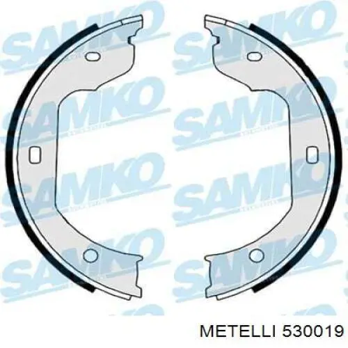 Колодки ручника 530019 Metelli