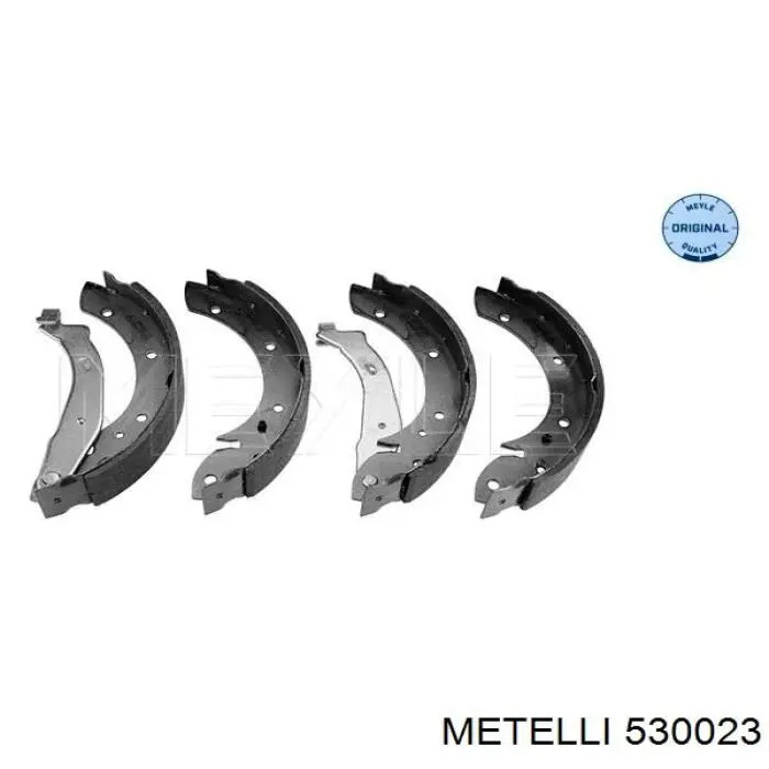 530023 Metelli Колодки гальмівні задні, барабанні