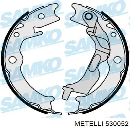 Колодки ручника / стоянкового гальма Metelli 530052 ціна, від 18.90 USD