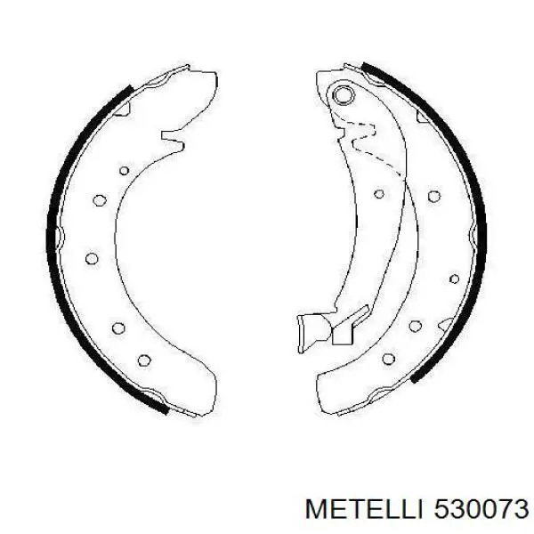 Колодки гальмові задні, барабанні Metelli 530073 ціна, від 30.63 USD