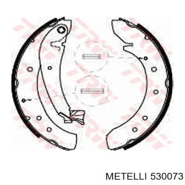 Купити 530073 Metelli Колодки гальмові задні, барабанні