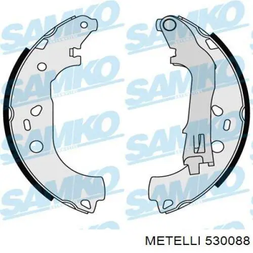 Колодки гальмові задні, барабанні 530088 Metelli