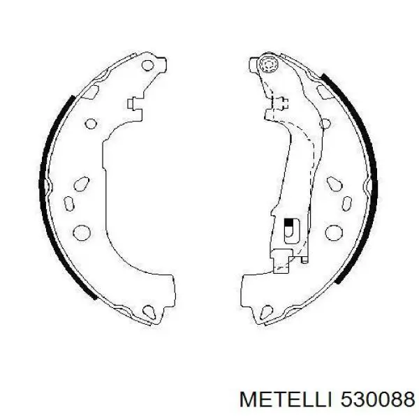 Колодки гальмові задні, барабанні Metelli 530088 ціна, від 21.98 USD