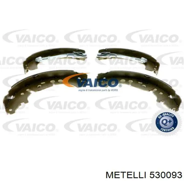 530093 Metelli Колодки гальмівні задні, барабанні