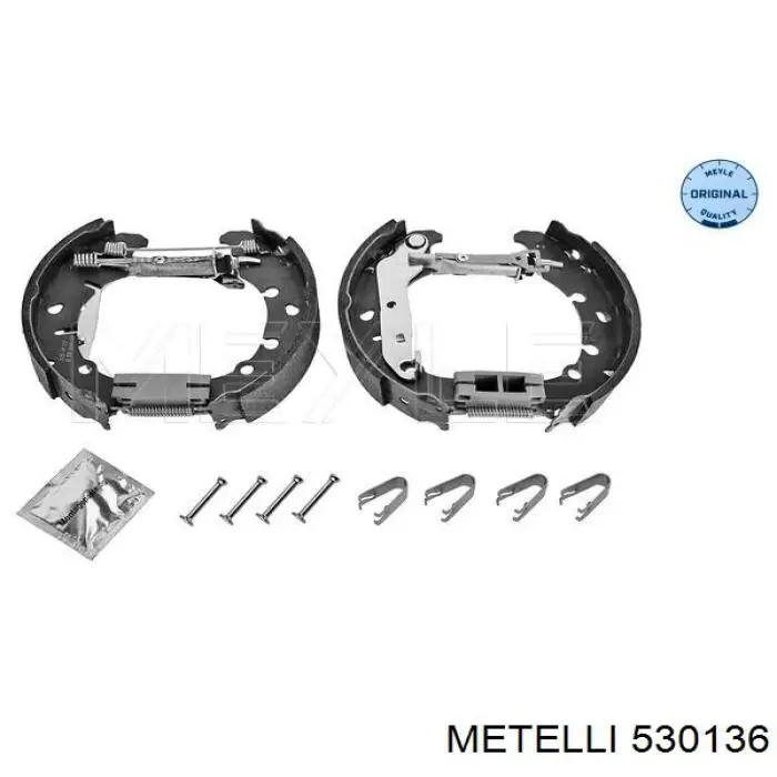 Купити 530136 Metelli Колодки гальмові задні, барабанні