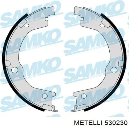 Колодки ручника / стоянкового гальма Metelli 530230 ціна, від 21.30 USD