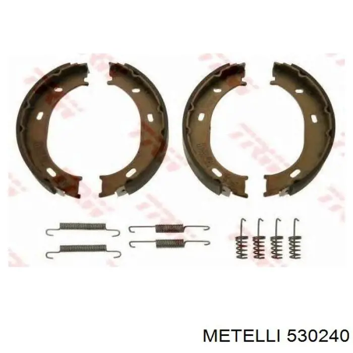 530240 Metelli Гальмівні колодки ручника
