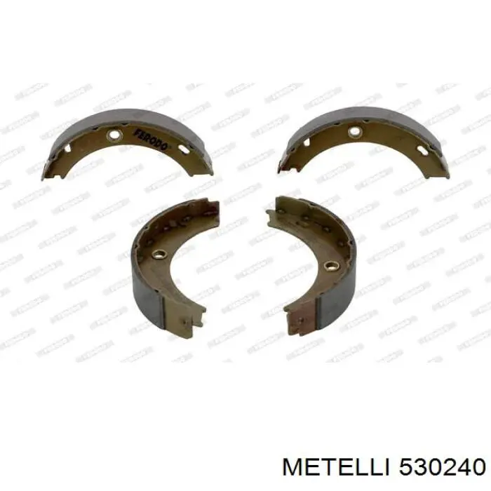 Колодки ручника / стоянкового гальма Metelli 530240 ціна, від 16.35 USD
