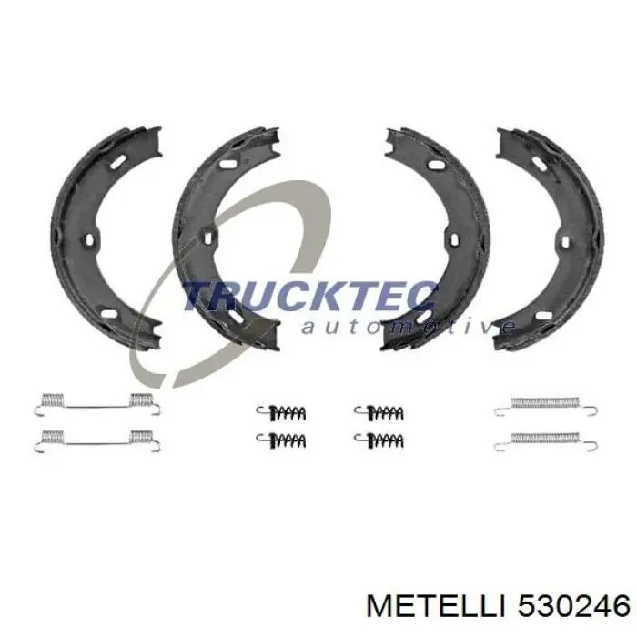 530246 Metelli Гальмівні колодки ручника