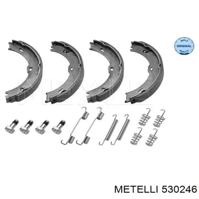 530246 Metelli Гальмівні колодки ручника