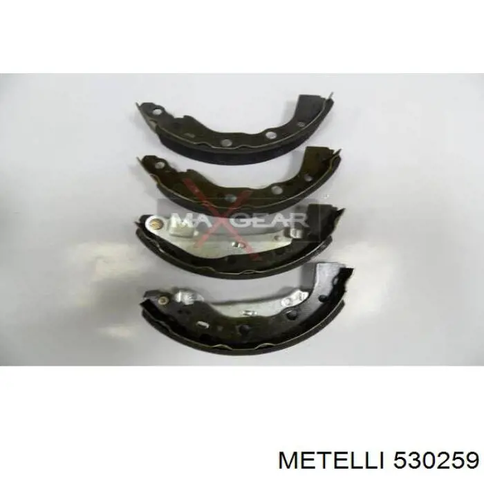 530259 Metelli Колодки гальмівні задні, барабанні