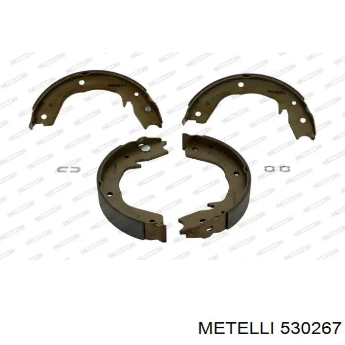 Купити 530267 Metelli Гальмівні колодки гальма стоянки