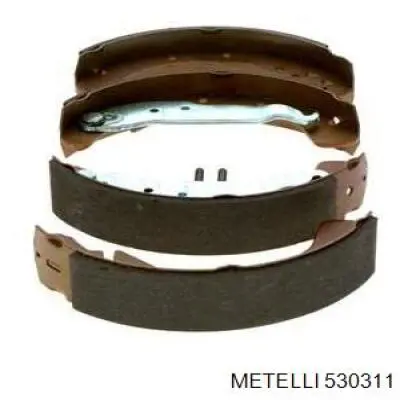 Гальма робочі задні ножні і гальмівні барабани Metelli 530311