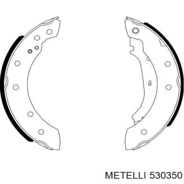 Колодки гальмові задні, барабанні 530350 Metelli