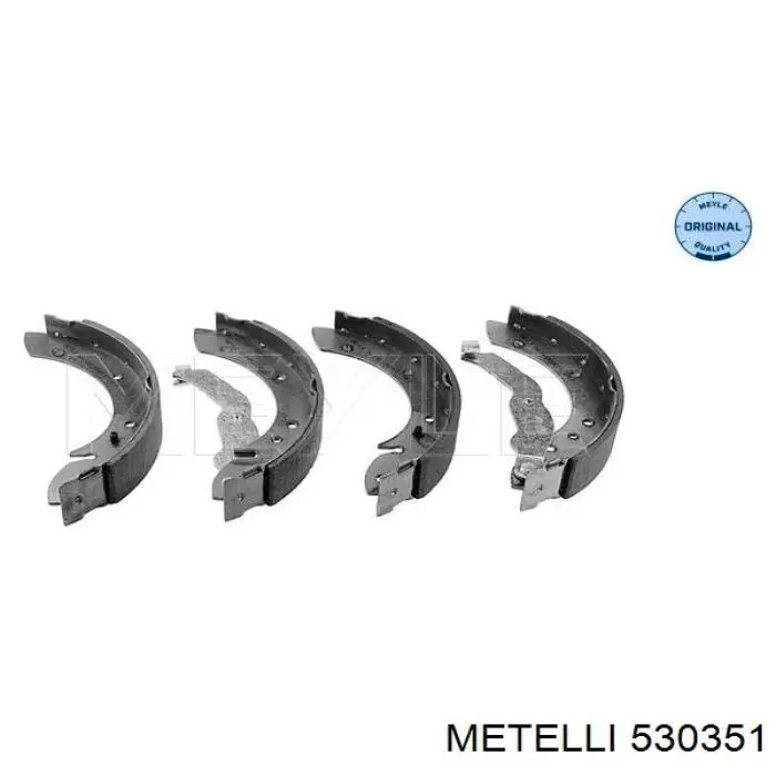 530351 Metelli колодки гальмові задні, барабанні