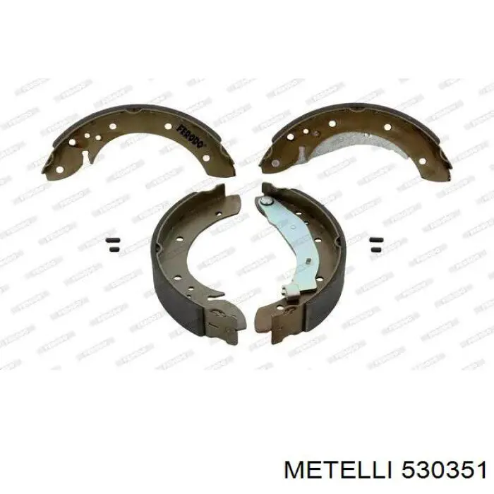Колодки гальмові задні, барабанні Metelli 530351 ціна, від 20.61 USD