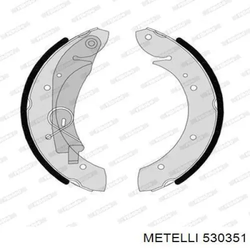 Купити 530351 Metelli Колодки гальмові задні, барабанні