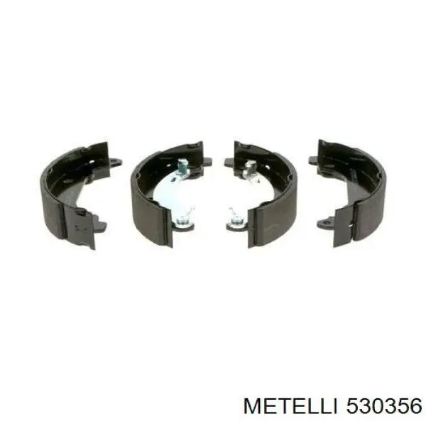 530356 Metelli Колодки гальмівні задні, барабанні