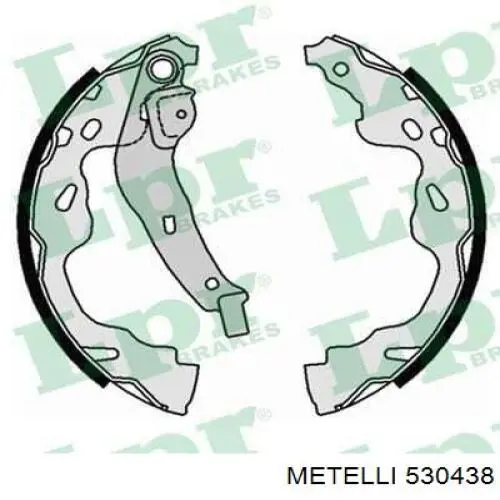 Гальма робочі задні ножні і гальмівні барабани Metelli 530438