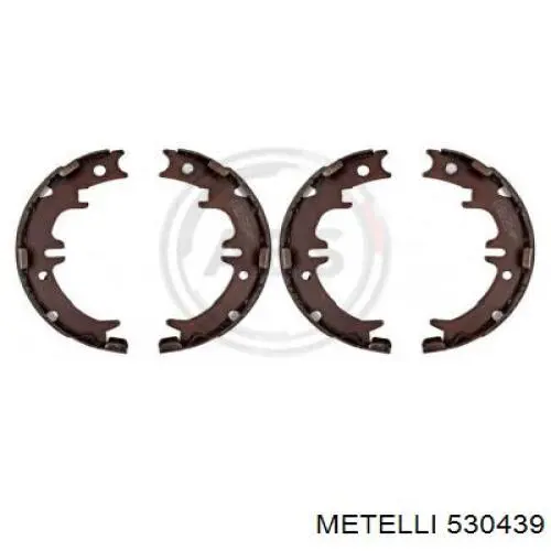 Колодки ручника / стоянкового гальма Metelli 530439 ціна, від 15.04 USD