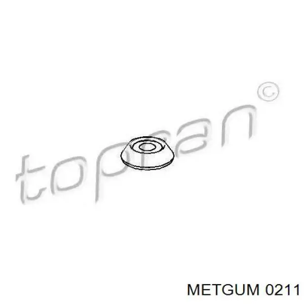 0211 Metgum Сайлентблок переднього нижнього важеля