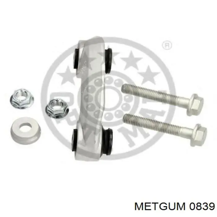 Втулка стійки переднього стабілізатора Metgum 0839 ціна, від 3.17 USD