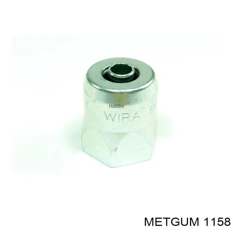 1158 Metgum Пильник направляючої супортугальмівного, переднього